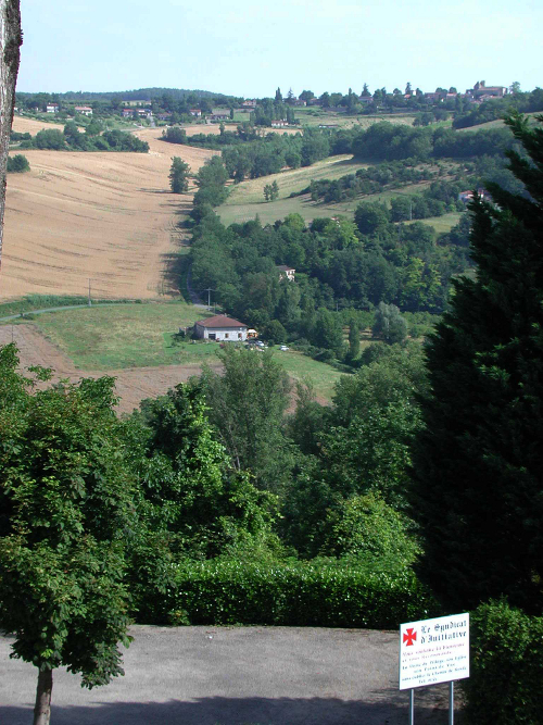 Clermont-Dessous / Bazens, panoramas sur la vallée de la Garonne