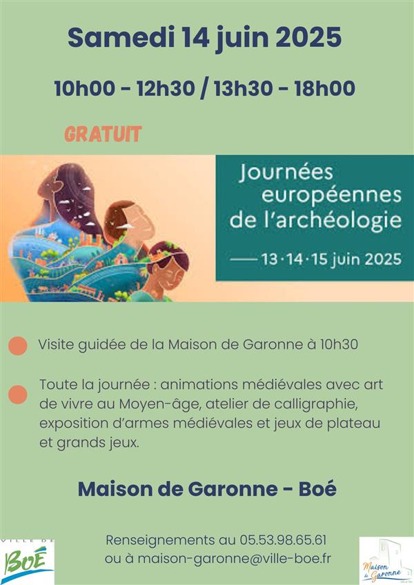Journées Européennes de l’Archéologie