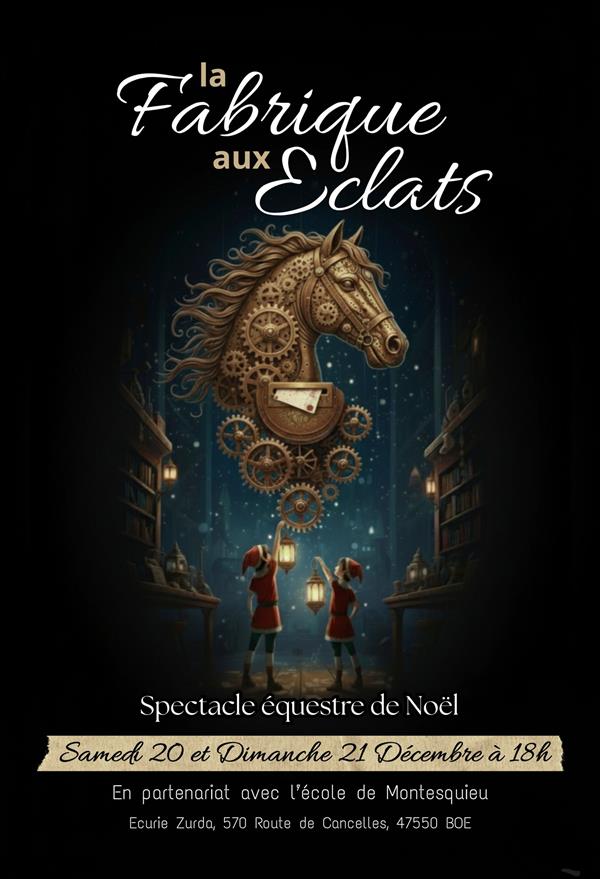Spectacle équestre de Noël : "La Fabrique aux Éclats"