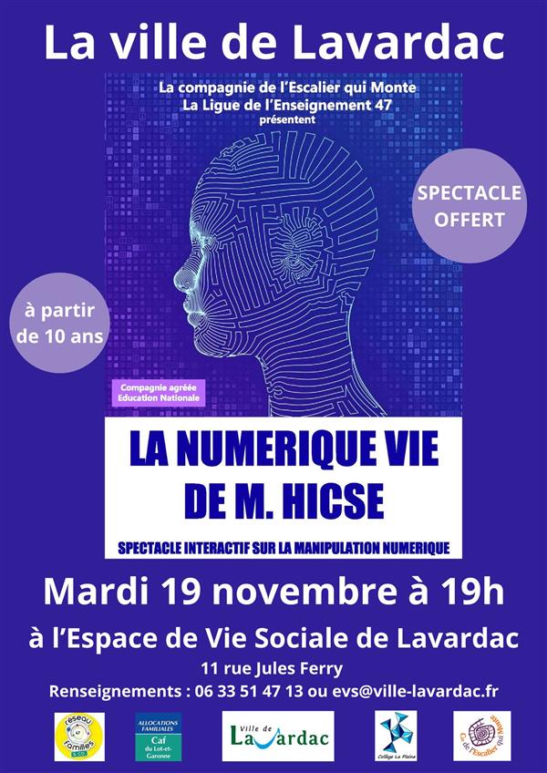 Spectacle intéractif - La numérique vie de M. Hicse