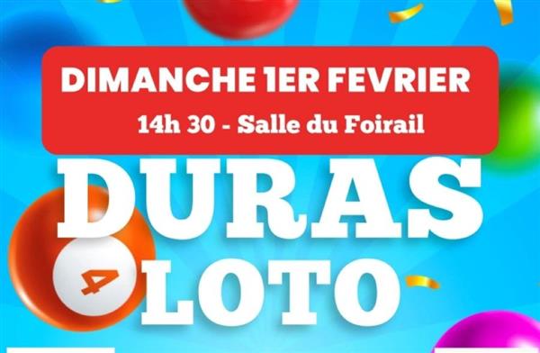 Loto des jeunes sapeurs pompiers de Duras