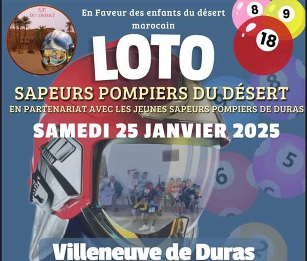 Jeu de société-Loto des jeunes sapeurs pompiers