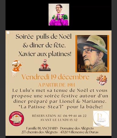 Soirée vins charcuterie et fromage au Domaine des Allégrets