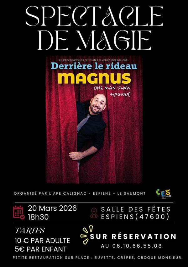 One man show magique avec Magnus