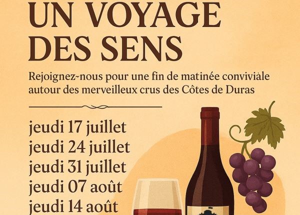 Un voyage des sens à la maison des vins de Duras