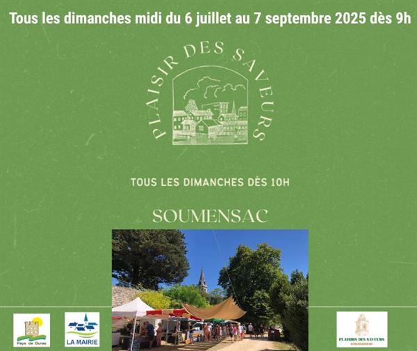 Marché des producteurs de Soumensac de l'été 2025