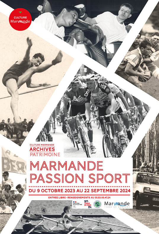 Exposition "Marmande Passion Sport" aux Archives Municipales