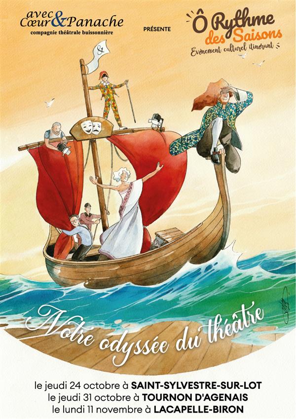 Notre odyssée du théâtre Le 24 oct 2024