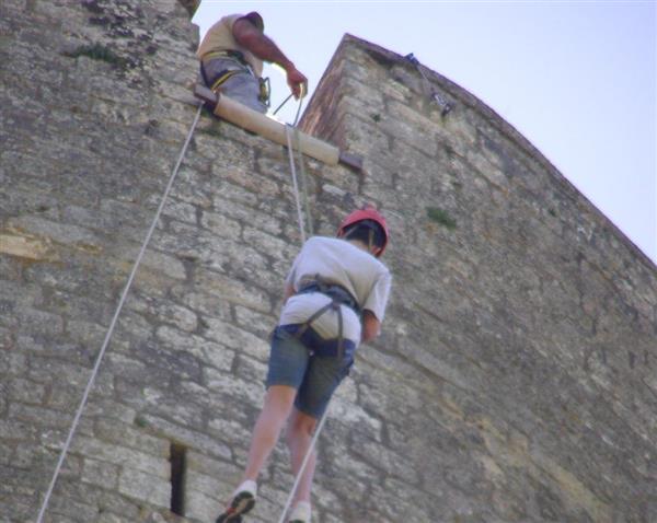 Descente en rappel au château de Cuzorn Du 16 juil au 13 août 2024