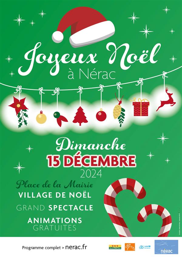 Marché de Noël de Nérac Le 15 déc 2024