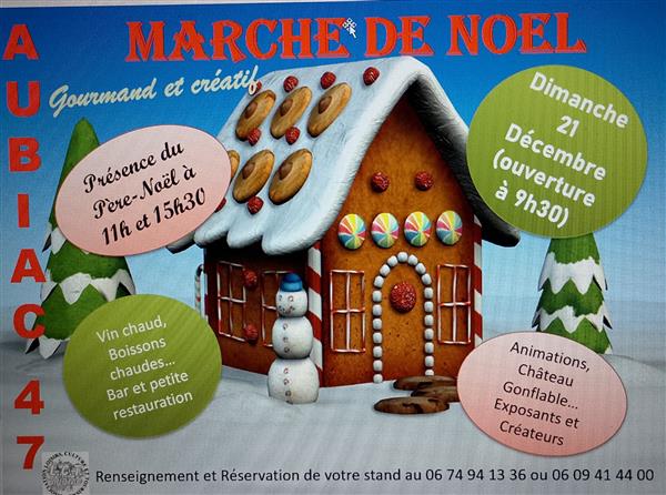 Marché de Noël d'Aubiac