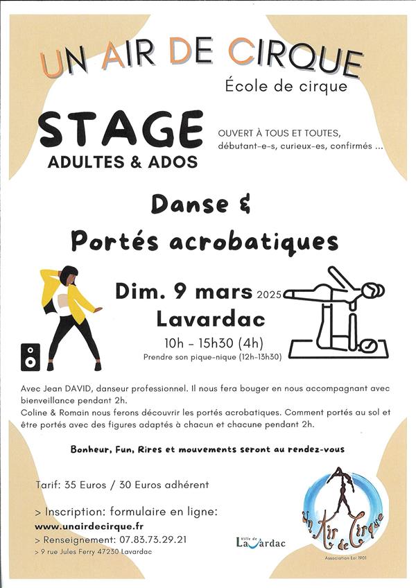 Un Air de Cirque - Stage de jonglage et réflexes archaïques