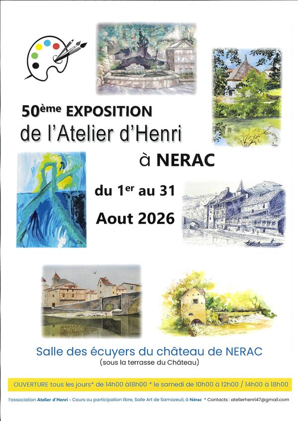 50ème exposition de l'Atelier d'Henri 