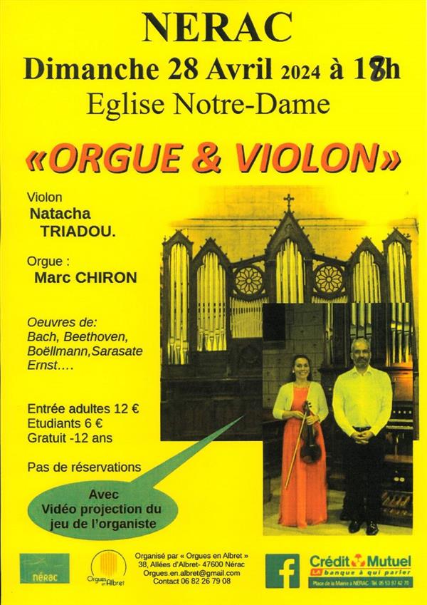 Concert Orgue et Violon