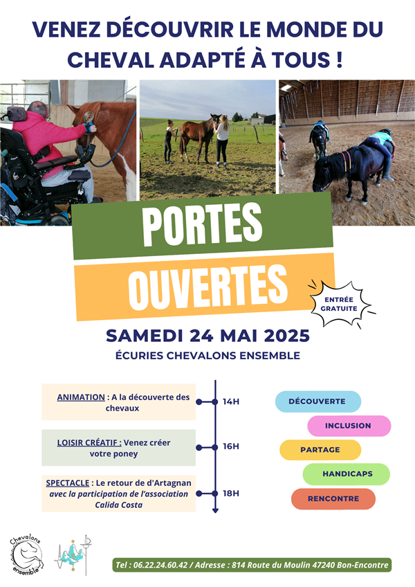 Portes ouvertes aux écuries Chevalons Ensemble