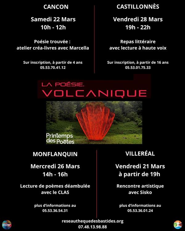 Remise des prix du concours artistique La Poésie Volcanique