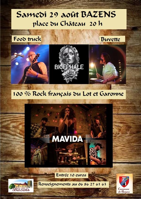 Concert 100% rock du Lot et Garonne