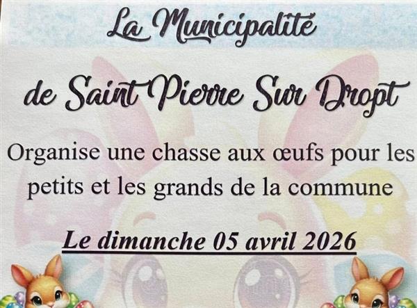 Chasse aux oeufs à Saint Pierre sur Dropt