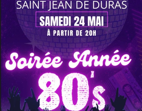Soirée Année 80's