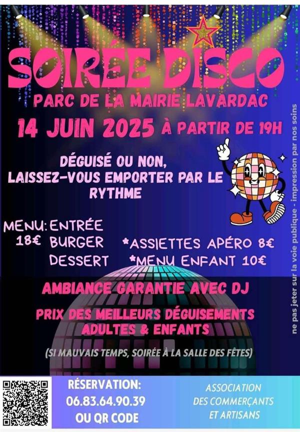 Soirée Disco costumée