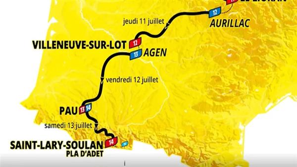 Sur les routes du Tour de France 2024