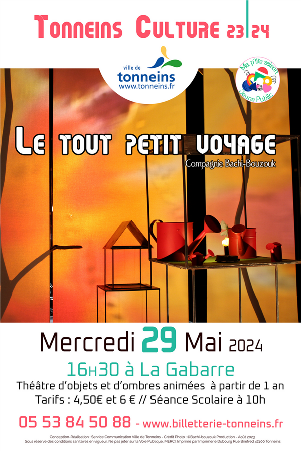 Théâtre d'objets "Le Tout Petit Voyage" par la Compagnie Bachi-Bouzouk