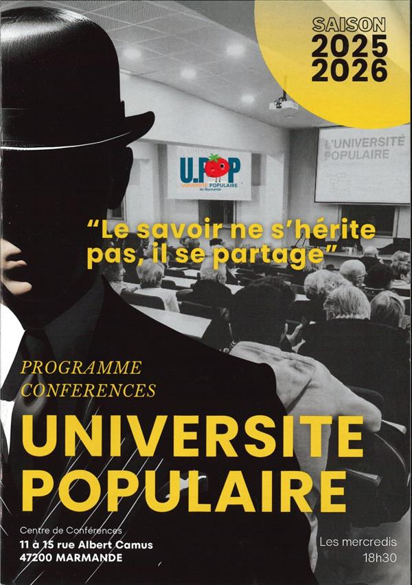 Conférence UPOP "Festival International de Journalisme vous donne RDV sans rien dire" 