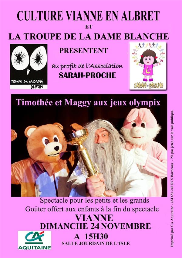 Spectacle : Timothée et Maggy aux jeux olympix