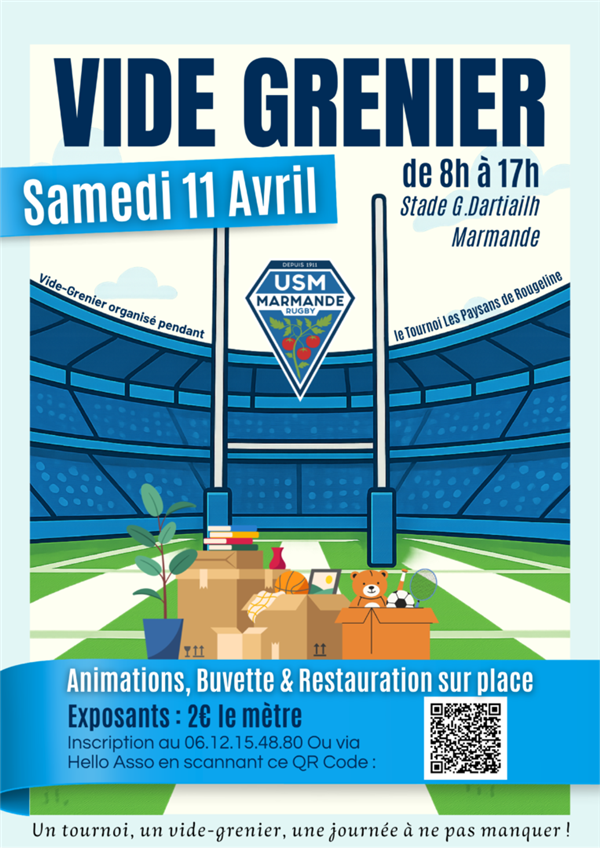 Vide-greniers de l'USM Marmande Rugby