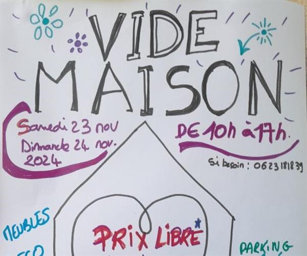 Vide Maison Du 23 au 24 nov 2024