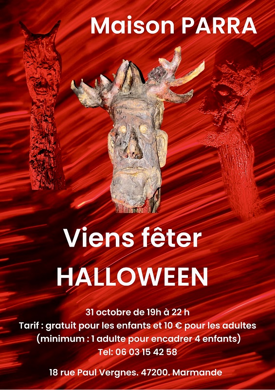 Halloween à la Maison PARRA Le 31 oct 2024