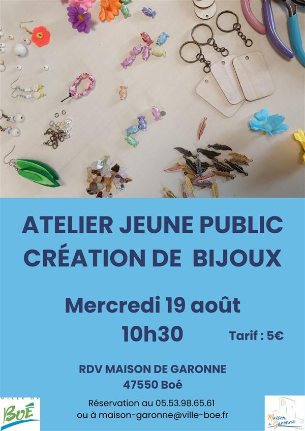 Atelier "bijoux nature"