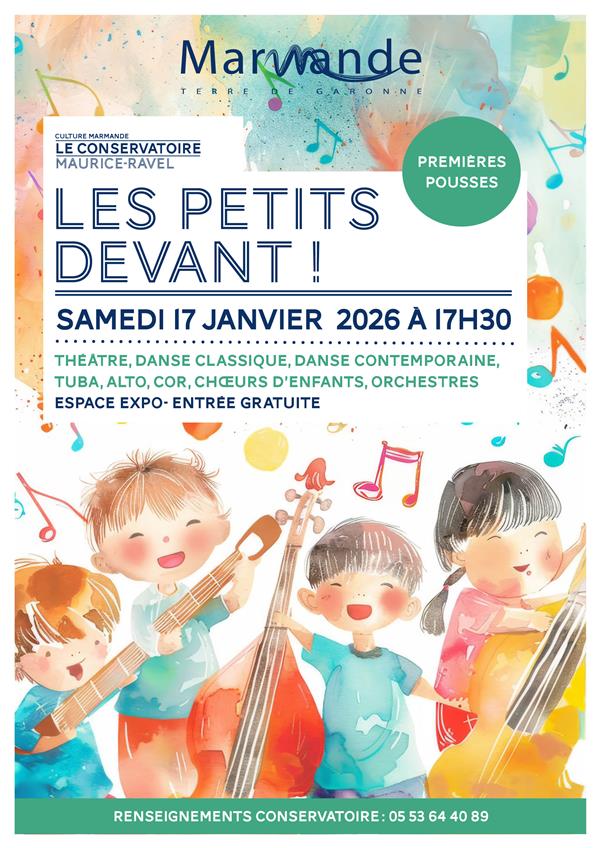 Spectacle "Les Petits devant" du Conservatoire Maurice Ravel