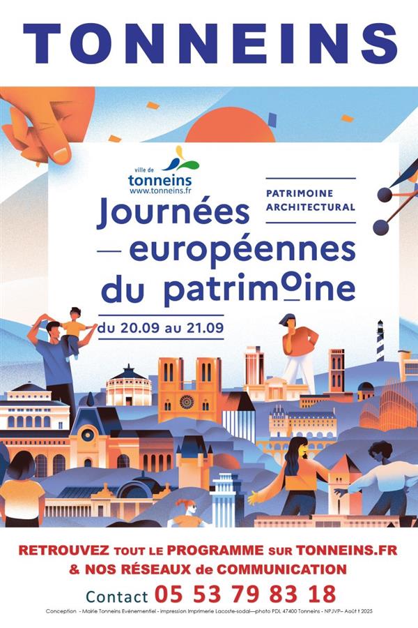 Les Journées Européennes du Patrimoine à Tonneins 