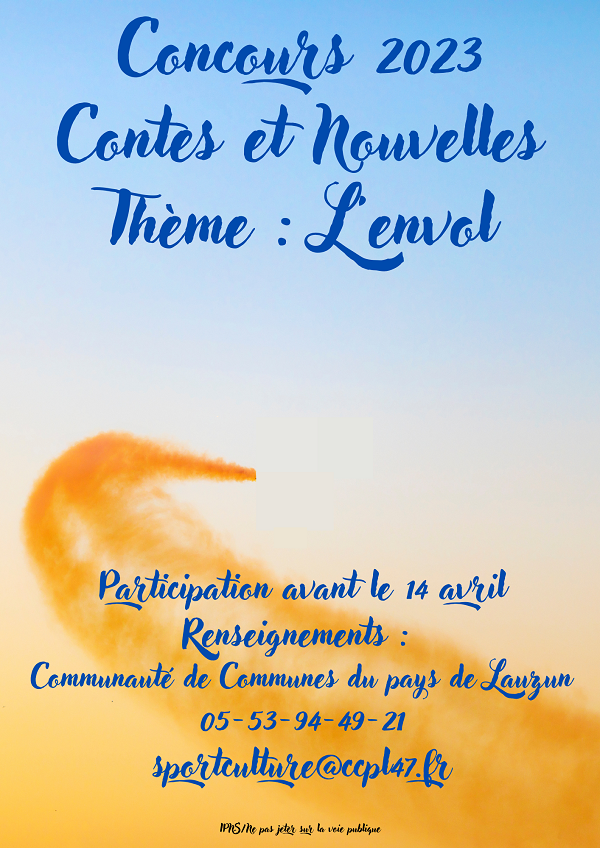 20ème concours d'écriture "Contes et Nouvelles"