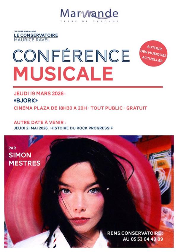Conférence Musicale par Simon Mestres "Björk"