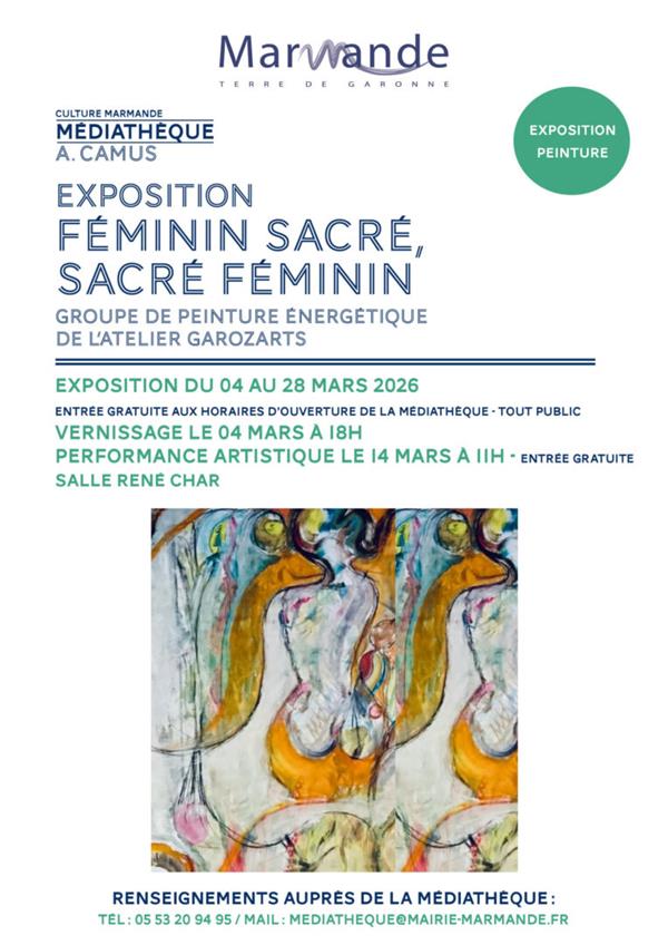 Exposition "Féminin sacré, sacré féminin" à la Médiathèque