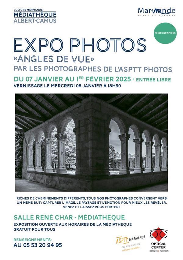 Exposition Photos "Angles de Vue" - Médiathèque A. Camus