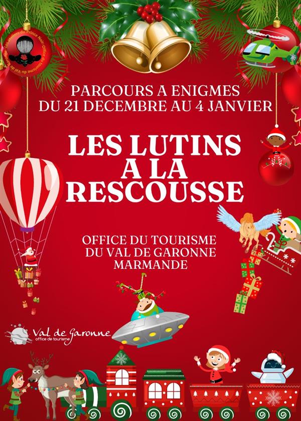 Les Lutins à la rescousse ! - Parcours à énigmes Du 21/12/2024 au 4/1/2025