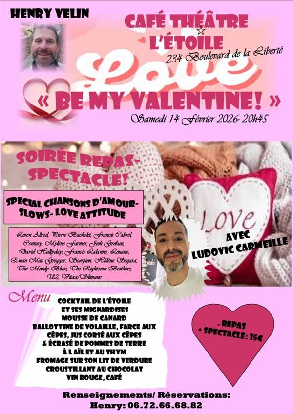 Diner-spectacle pour la St-Valentin