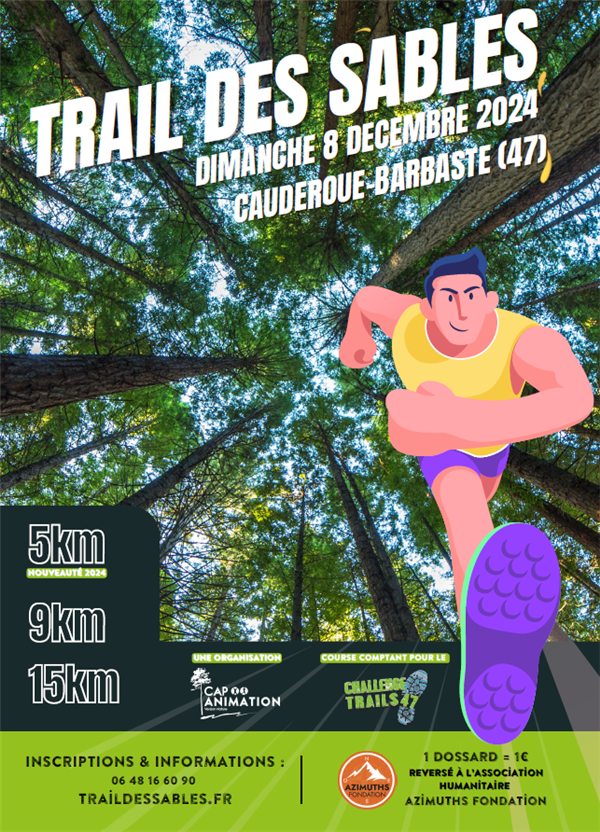 Trail des sables Le 8 déc 2024