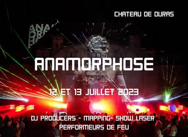 Anamorphose sons et lumières concerts musique électro
