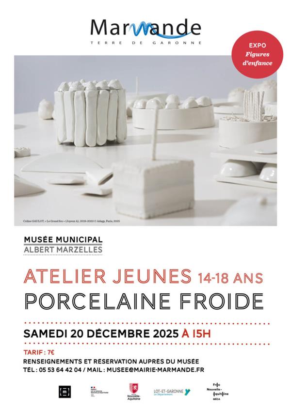 Atelier Jeunes au Musée Marzelles - Porcelaine froide