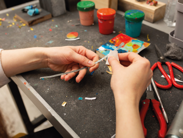 Atelier de création de bannières médiévales