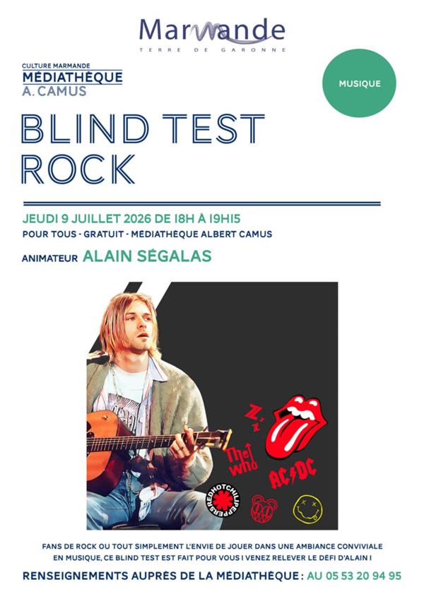 Blind Test Rock à la médiathèque