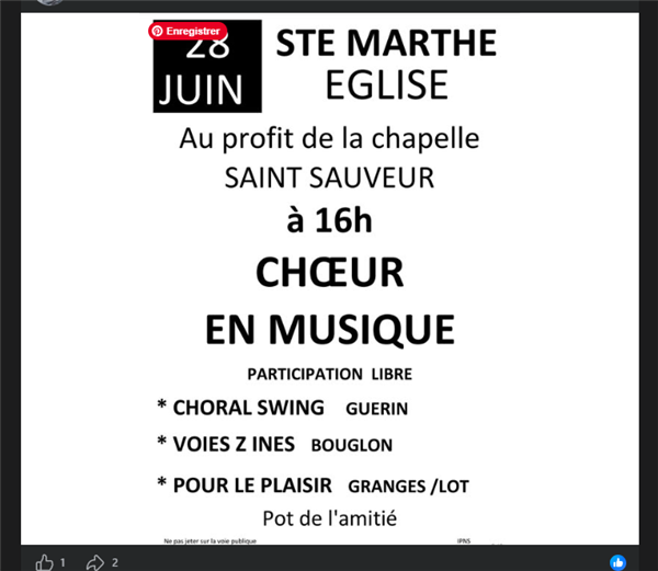 Chœur en musique