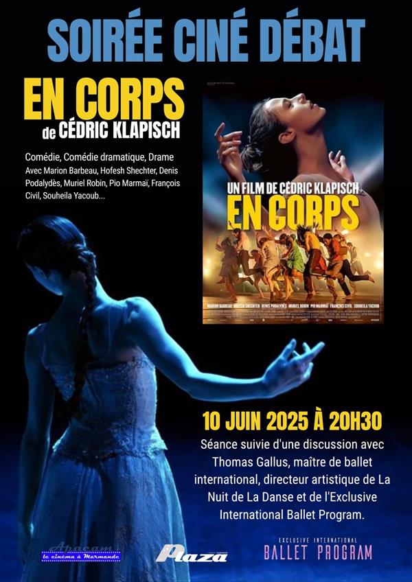 Soirée Ciné-débat "EN CORPS" au Cinéma Le Plaza