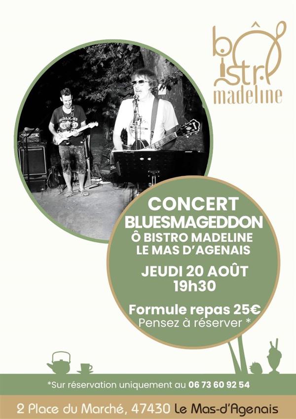 Concert Ô Bistro Madeline - Bluesmageddon