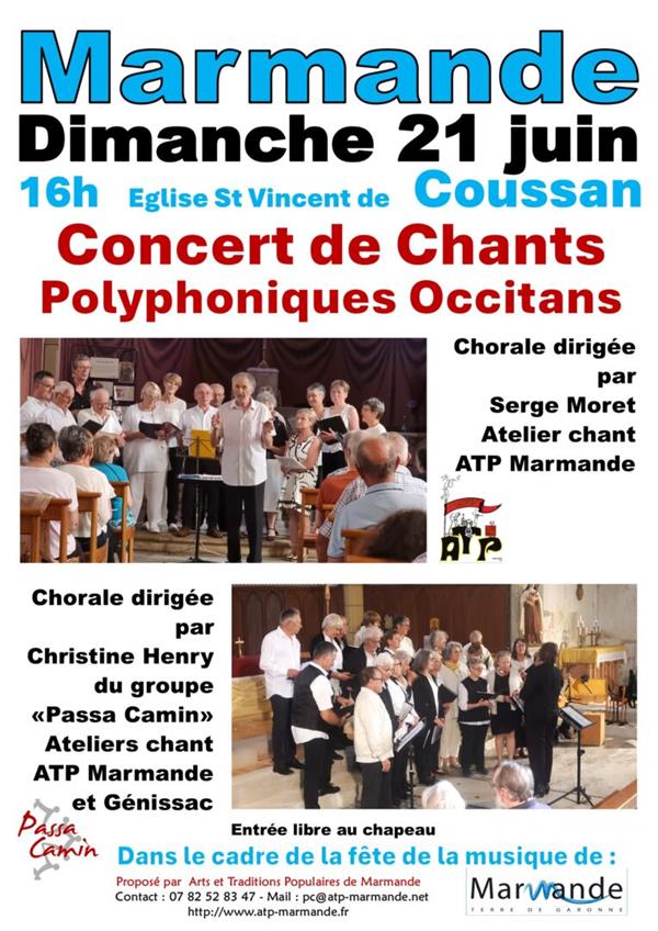 Concert de Chants Polyphoniques Occitans