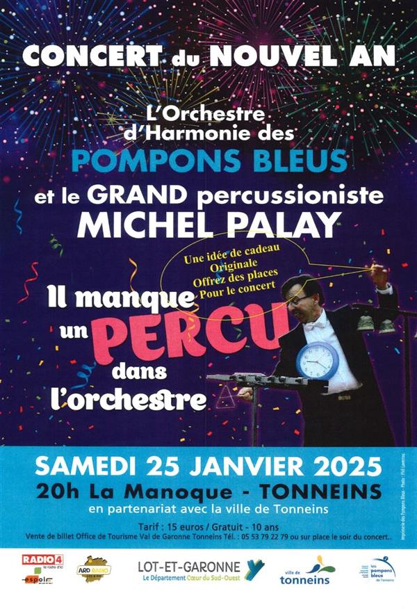 Concert du Nouvel An des Pompons Bleus Le 25 janv 2025